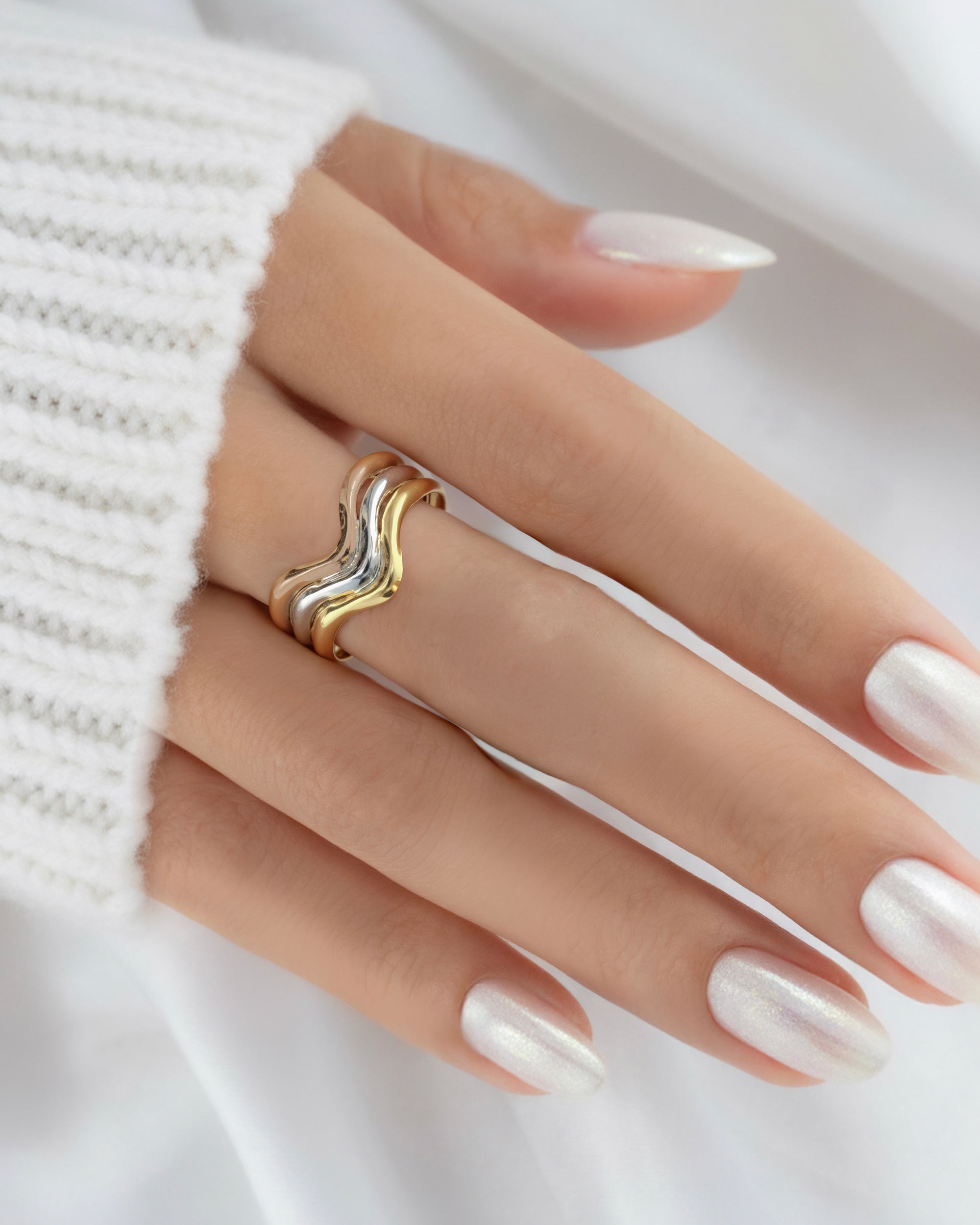 Anillo Trio Dorado