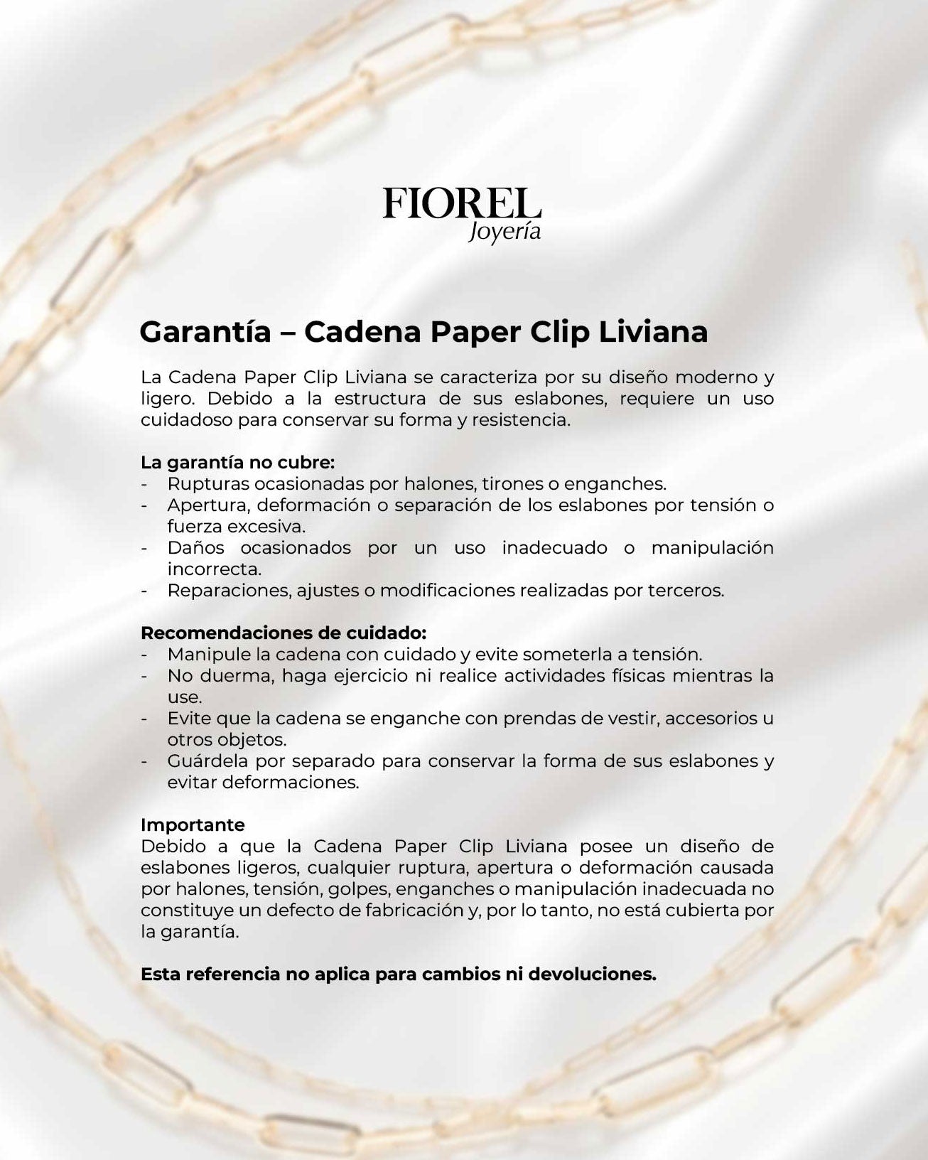Cadena Paper Clip