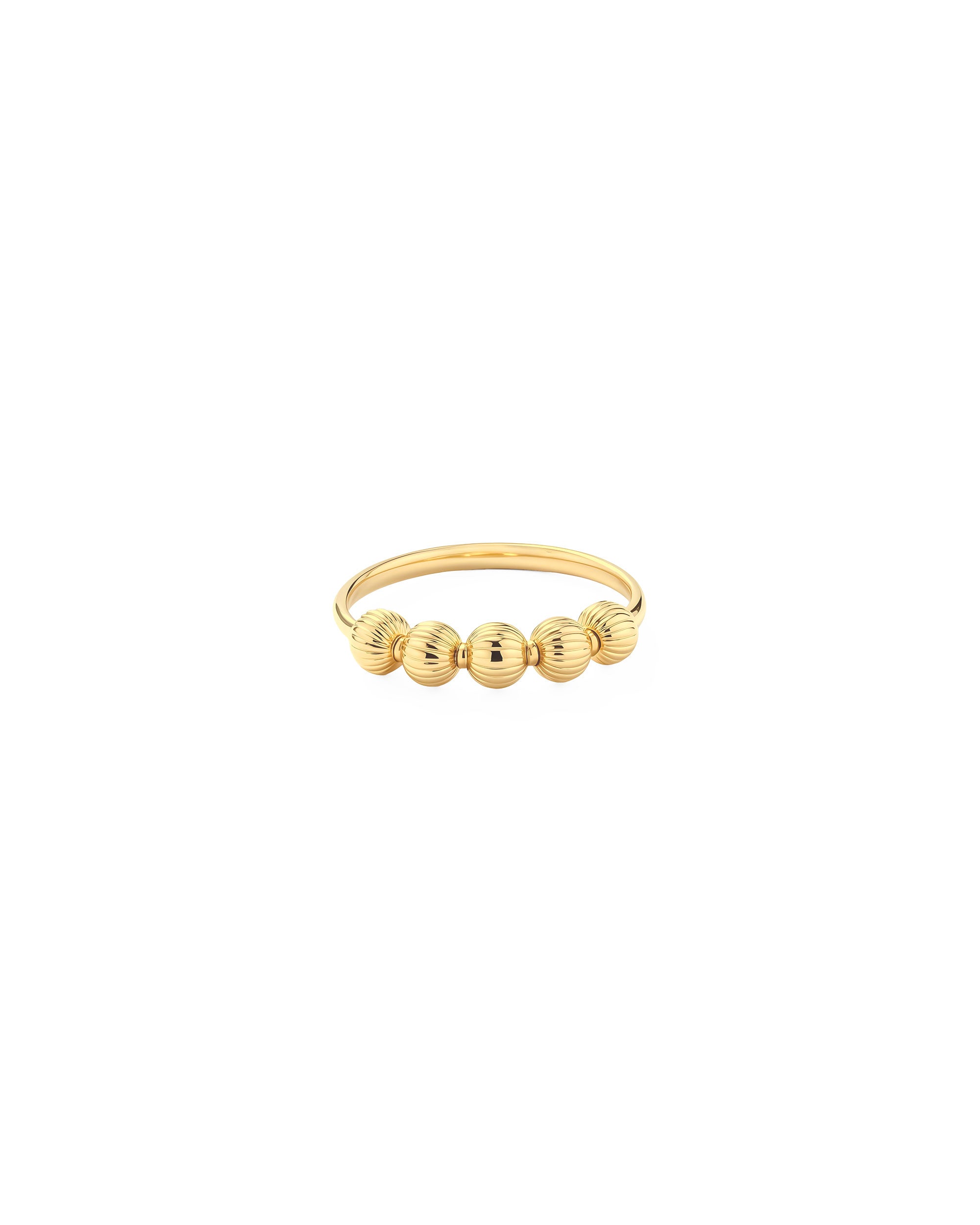 Anillo Golden Beads