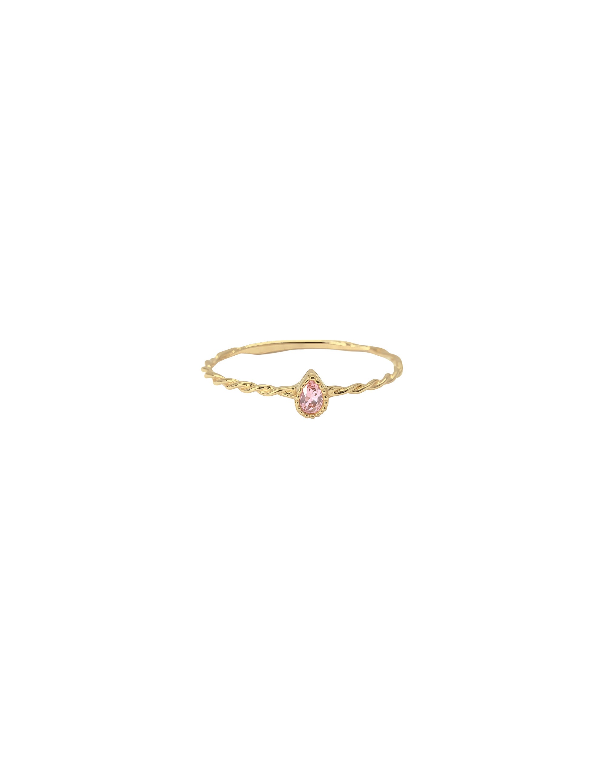 Anillo Gota de Ocaso Rosa