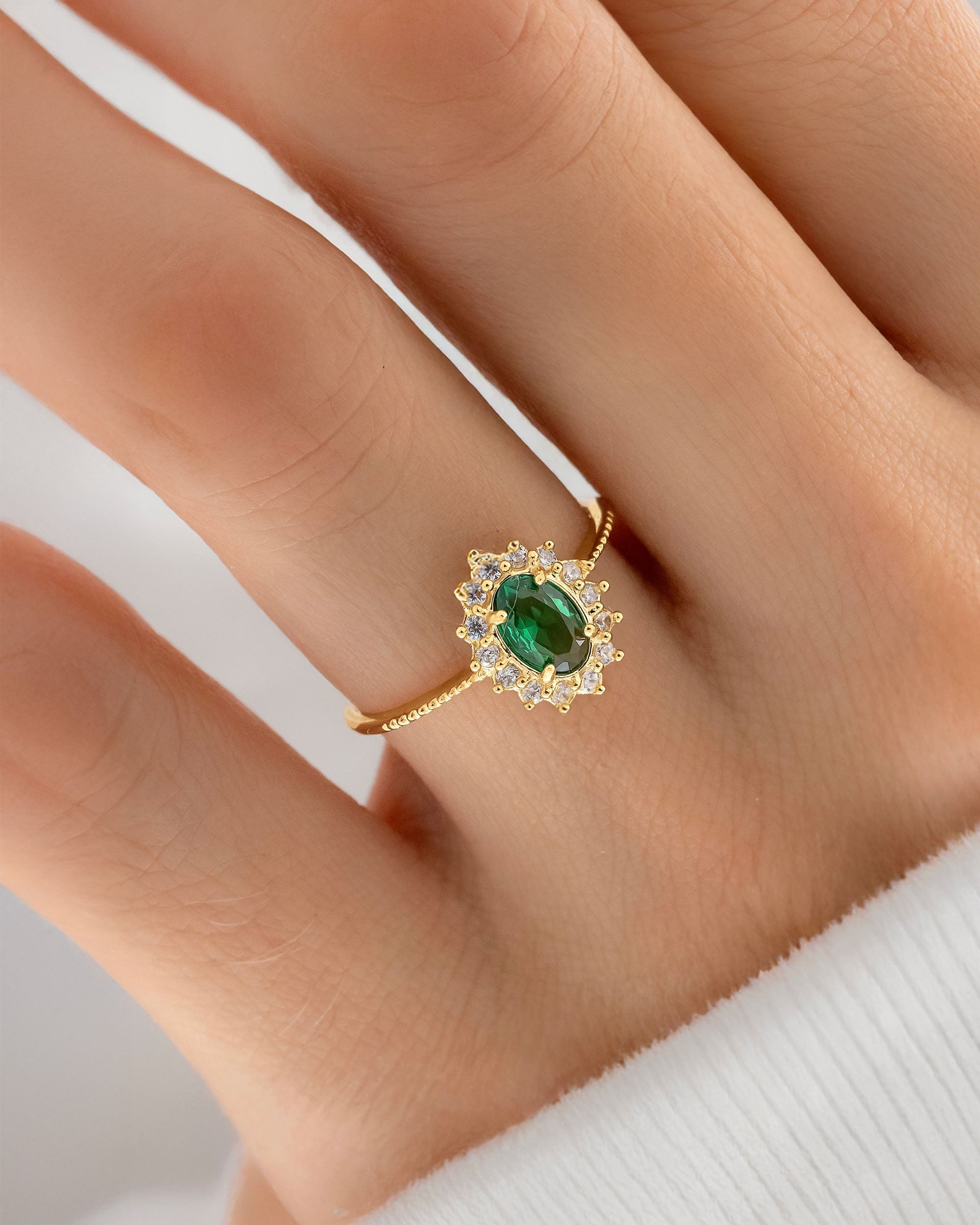 Anillo Clarisse Verde