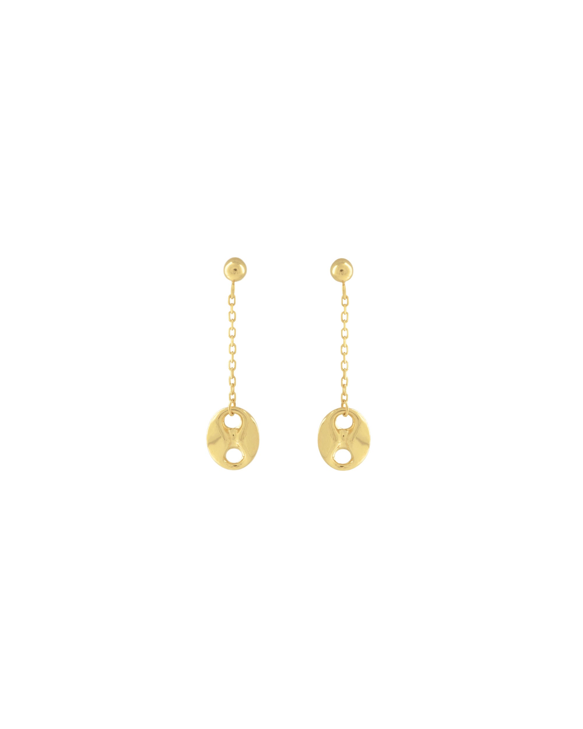 Aretes Eslabón Marino